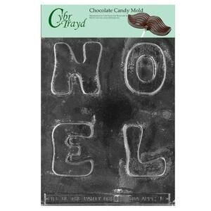 Cybrtrayd NOEL Chocolate Candy Soap Mold Lot +25 Bags Mdk25r-C010 XMAS Letters